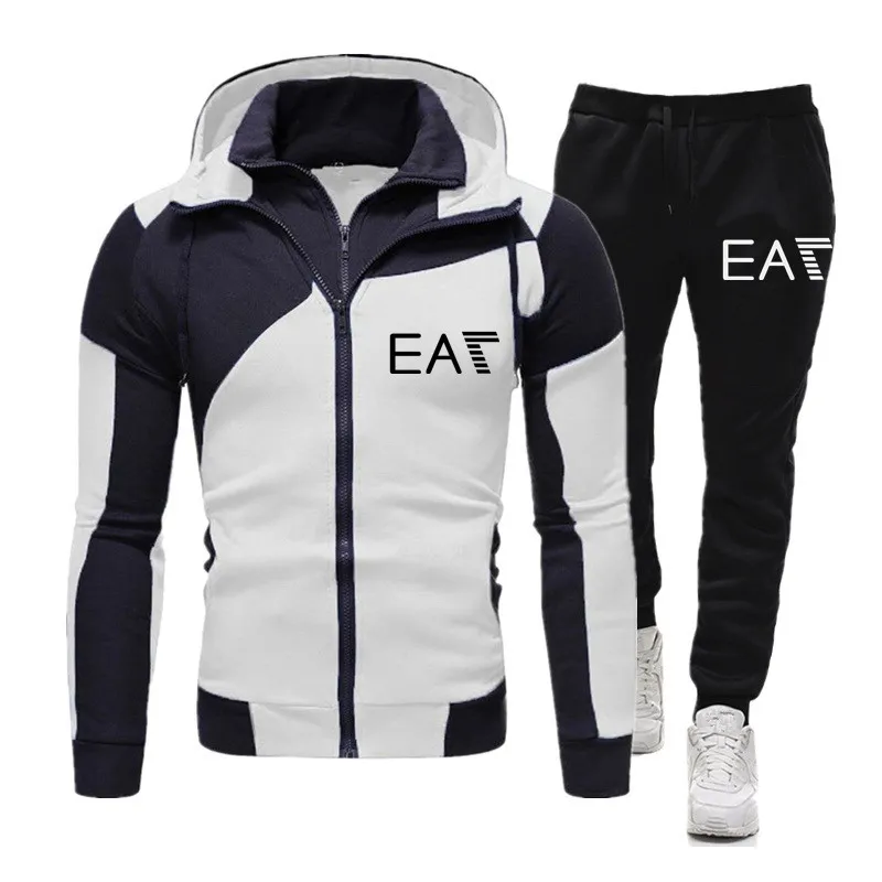 New 2 pieces / set of men's sportswear sports compression sportswear clothes running jogging sports pants exercise training set New 2 pieces / set of men's sportswear sports compression sportswear clothes running jogging sports pants exercise training set