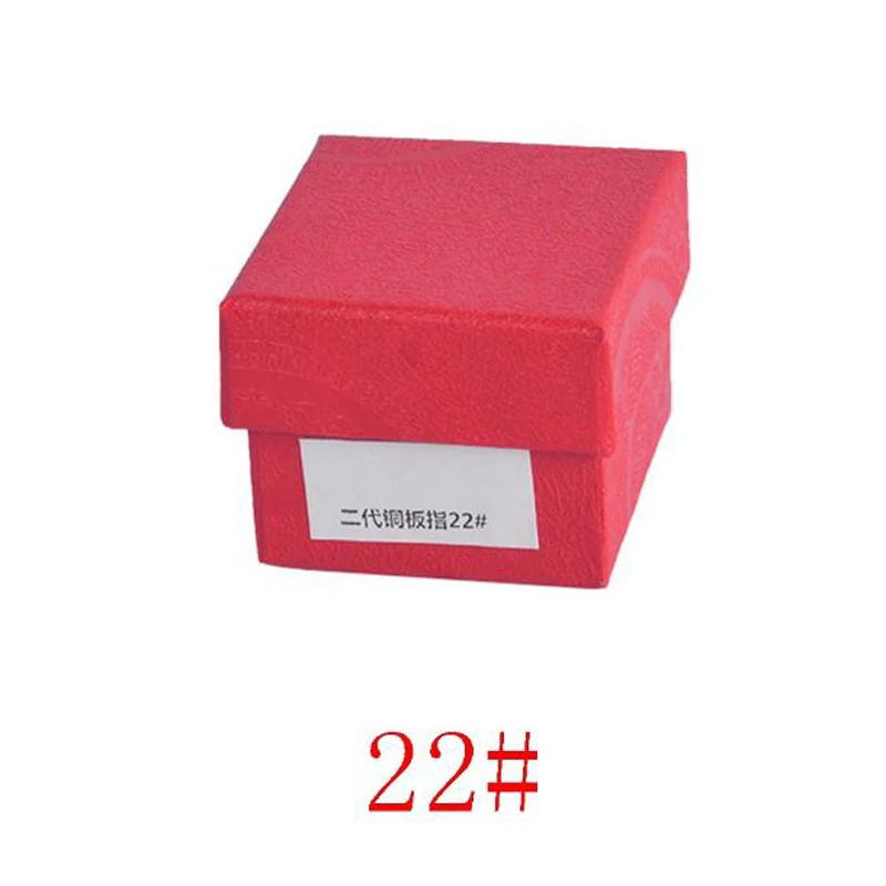 20 #22 # защита для пальцев из лука Латунное Защитное снаряжение большого пальца и