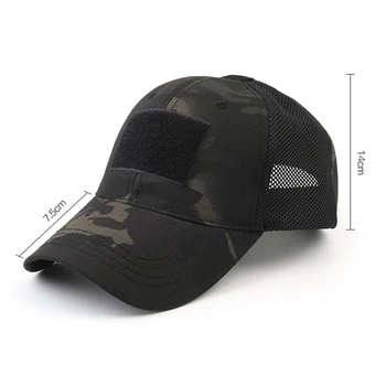 Outdoor Camouflage Adjustable Cap men Mesh Tactical Military Army Airsoft Fishing Hunting Hiking Hat 4