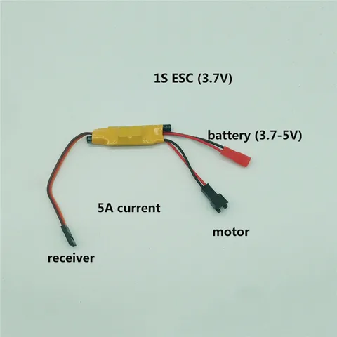 Speed Controller 1S 2S 3S Micro Two way Brushed ESC Speed Controller 35 48V 2A 5A for RC Mini Tank Car Boat Airplane DIY Parts title=