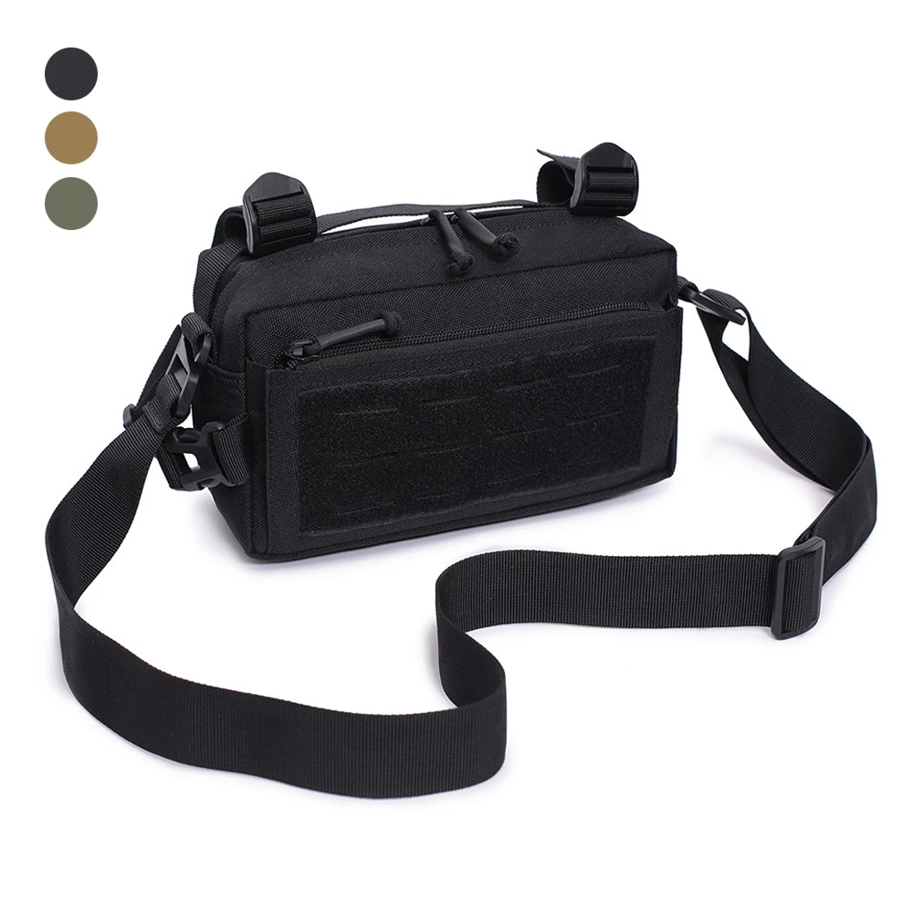 1000D Outdoor Tactical Molle Pouch Military Chest Waist Bag Pouch