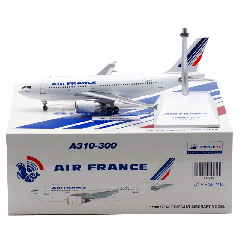

Diecast 1:200 Scale A310-300 F-GEMN Air France A310 Plane Model Alloy Aircraft Plane Model Toy W Landing Gear Souvenir