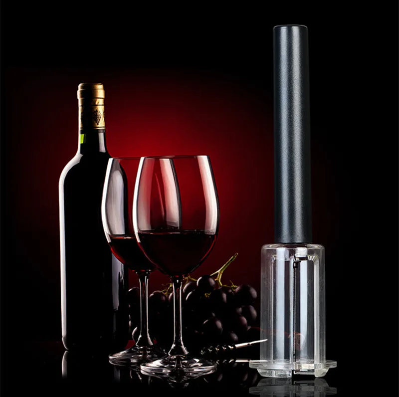 Пневматический штопор для вина, пластиковая трубка, игольчатый штопор, открывалка для винных крышек, штифт, фиксатор для вина, принадлежности для вина, аксессуары