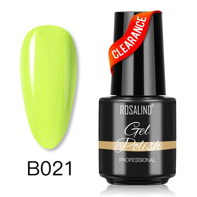 ROSALIND Gel Nail Polish Glitter Gel For Manicure Art Semi Permanent Hybrid Varnish Need UV LED Base Top Coat Nail Polish SLA-B021