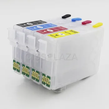 

CISSPLAZA 603XL 603 Refillable Ink Cartridge with auto reset Chip compatible for Epson XP-4100 XP-4105 WF-2810 WF-2830 WF-2835