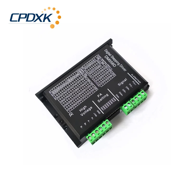 

Stepper Motor Driver DM556D Suitable for 57HS 1.8 2-Phase Stepper Motor