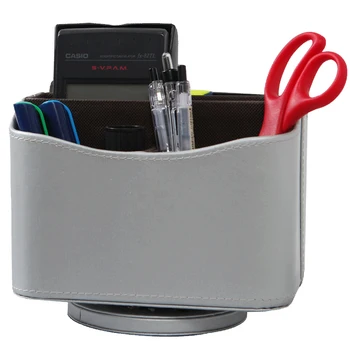 

European - Style Creative Bedside Stationery Cosmetics Desktop Rotary Remote Control Storage Box