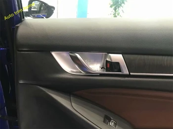 

Inner Door Pull Doorknob Handle Bowl Frame Accessories Cover Trim Fit For Honda Accord 10th 2018 2019 2020 Matte / Carbon Fiber