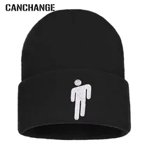 Модная повседневная хлопковая вязаная зимняя шапка для мужчин и женщин, одноцветная теплая шапка Skullies Bonnet, Кепка в стиле хип-хоп