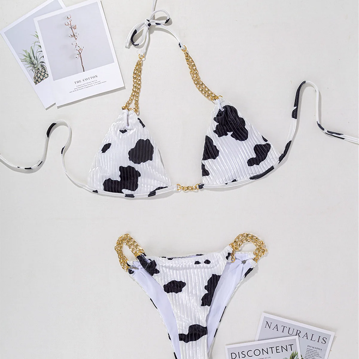Cow Print Micro Bikini XANA SHOP