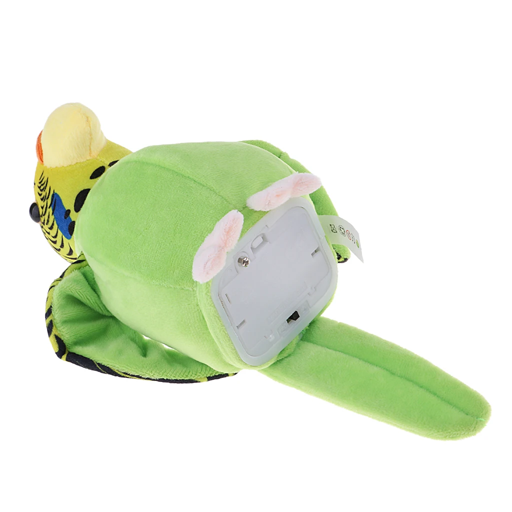 Cute Talking Parrot Plush Toys, Electric Talking Parrot Plush Toy Bird Repeat What You Say for Kids Children