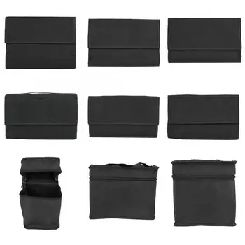 

12/24/36/48/60/72/80 Black Canvas Markers Pen Storage Case Art Student Pen Organizer Bag