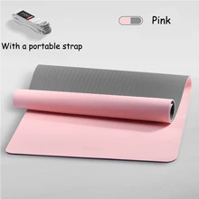 PIDO Yoga Mat TPE Non-slip Widen And Thickening Women Pilates Dance Fitness Household Pad 183*80*0.6cm With Yoga Portable Strap