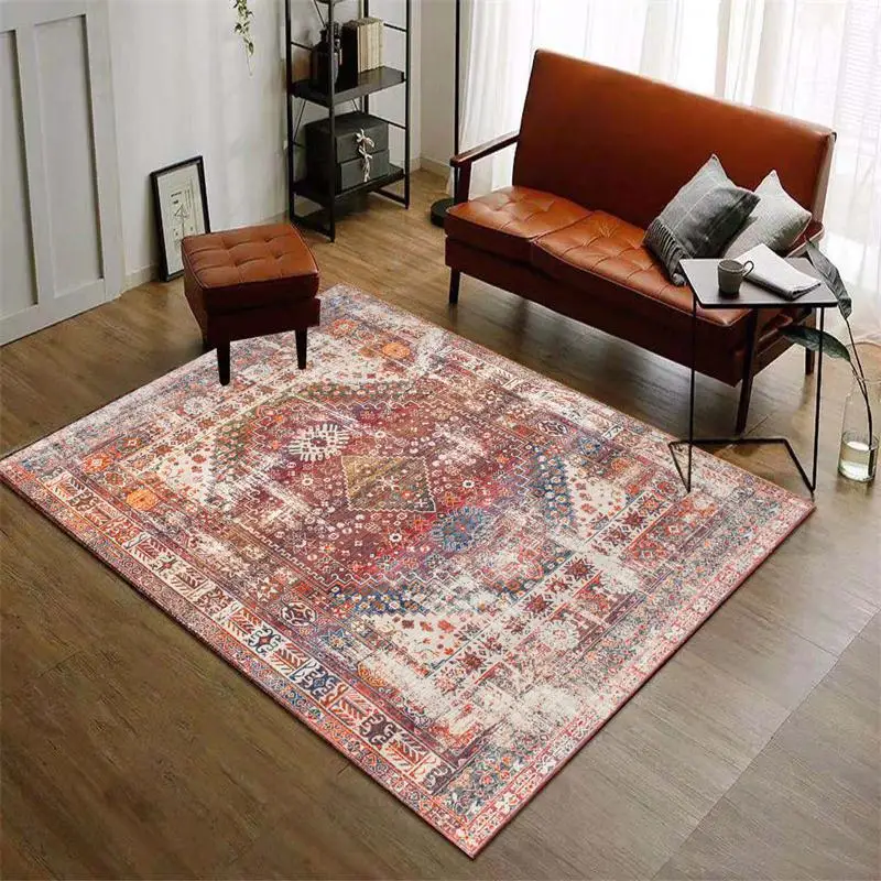 Винтажные марокканские ковры для гостиной американский стиль спальни ковры и циновки домашний офис подкладка для кофейного столика кабинет напольные коврики