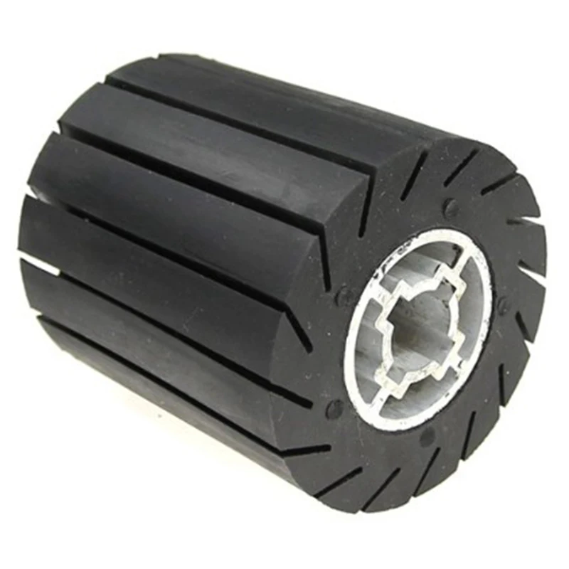 

92 X 100Mm Rubber Expander Centrifugal Wheel + Sanding Sleeves + Adapter For Angle Grinder Metal Polishing Set
