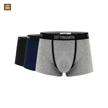 

Youpin Cottonsmith Men Boxers Breathable Dry comfortable underwear High quality cotton Quick wicking Panties underpants