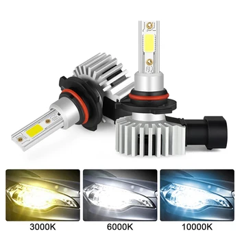 

Led Headlight 9005 HB3 72W 10000LM 3000K 6500K 10000K LED Car bulb lights fog Light Auto Mini Head Lamp 12V 24V Car Accessories