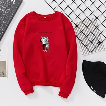 

Women Sweatshirt Hoodies Long Sleeve Hooded Sweatshirt Hoodies For Women Printed O-neck Pullovers Tops