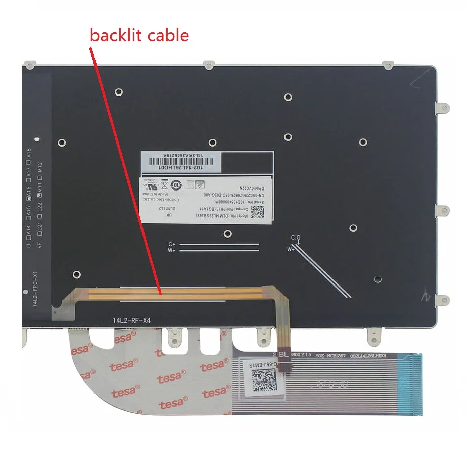 m5510 5520 5530 5540 substituição teclado do