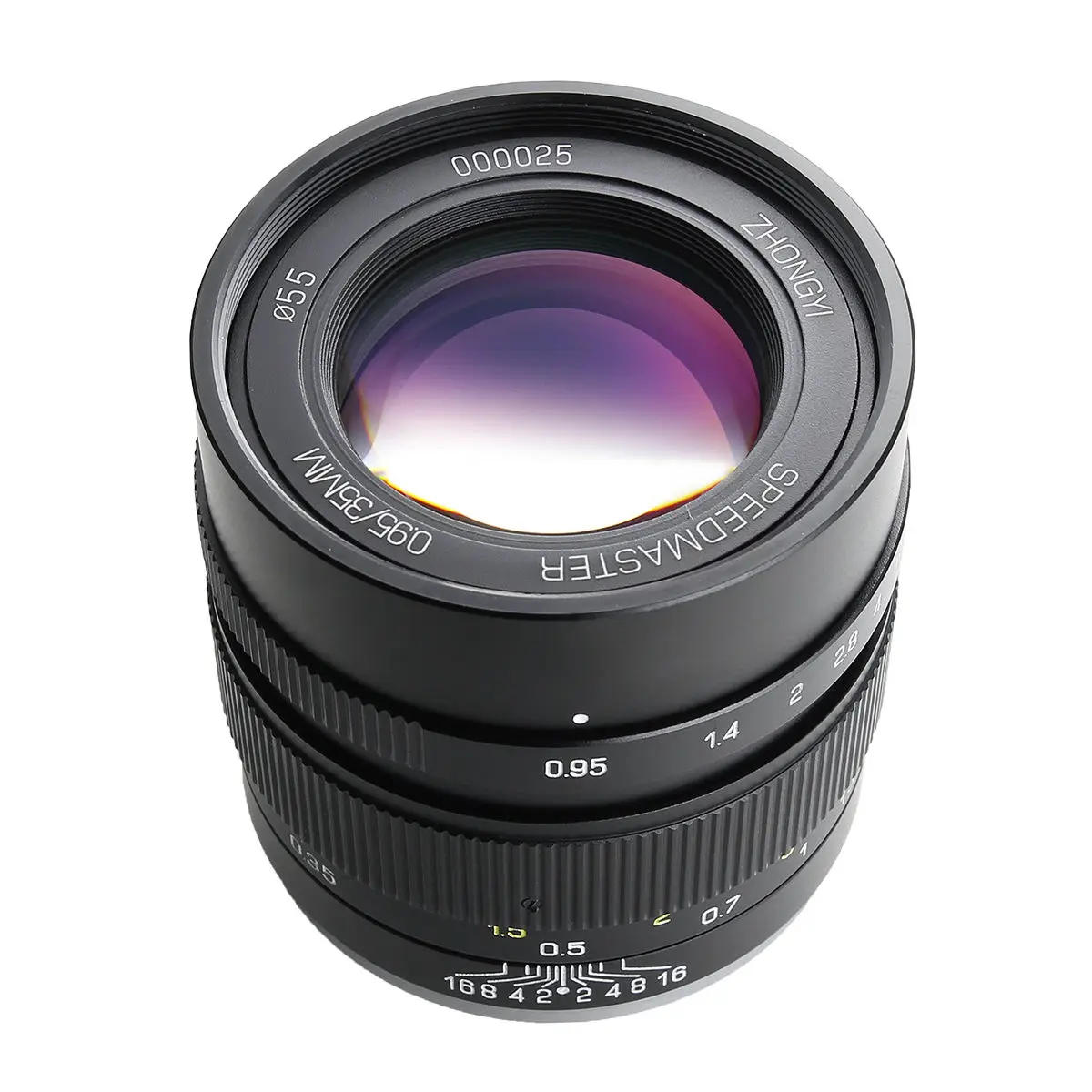 Zhongyi Mitakon Speedmaster 35 мм f/0 95 Mark II объектив для EOS M EF Mount Camera M5 M6 M50 M100 M3 M2 черная