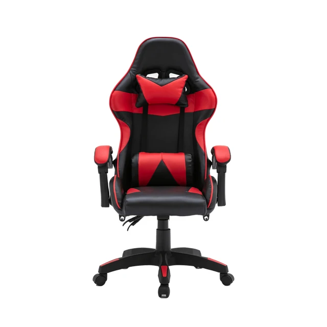 WCG Gaming Chairs Computer Chair Lifting up Office Chair for Cafe Internet Lounge Red no Footrest