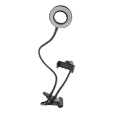 Photo Studio Selfie LED Ring Light with Cell Phone Mobile Holder for Youtube Live Stream Makeup,Phone Lamp for iPhone/Android