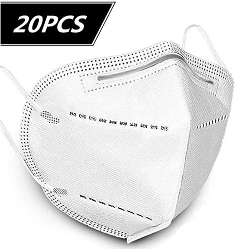 

20PCS KN95 Masks Face Mask Dust Anti Infection KN95 Masks Anti-virus Protective Respirator