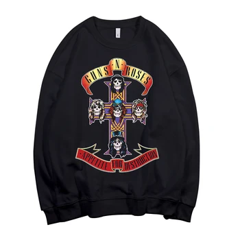 

Bloodhoof Guns N' Roses rock Band Unisex Crew Neck Cotton Sweatshirt Asian Size