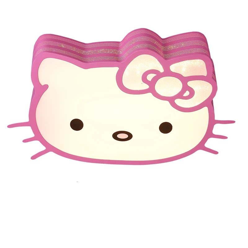 Hellokitty кошка мультфильм поглощает Топ Свет девушка принцесса комната Hello Kitty