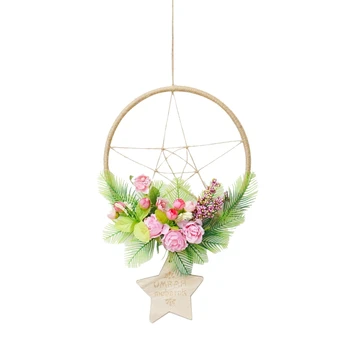 

Ramadan Festival Decoration Muslim Pendant Eid Mubarak Garland Crafts Simulation Flower Ornament