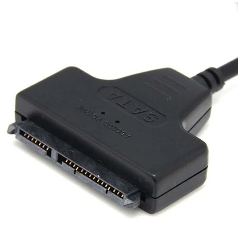 Универсальный USB 2,0 на SATA внешний преобразователь Кабель-адаптер для 2," /3,5" SATA 15+ 7 Pin Соединительный кабель HDD данные SSD передача