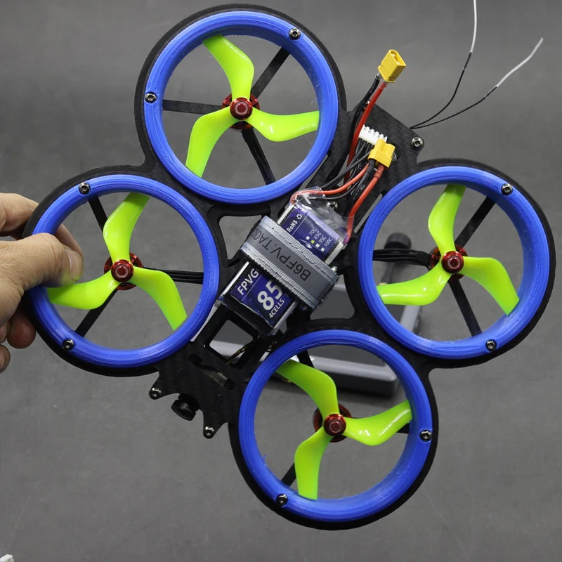 B6FPV BEE BUMPER 3 дюйма 159 мм комплект гоночной рамы FPV 3D ТПУ Duct CineWhoop для