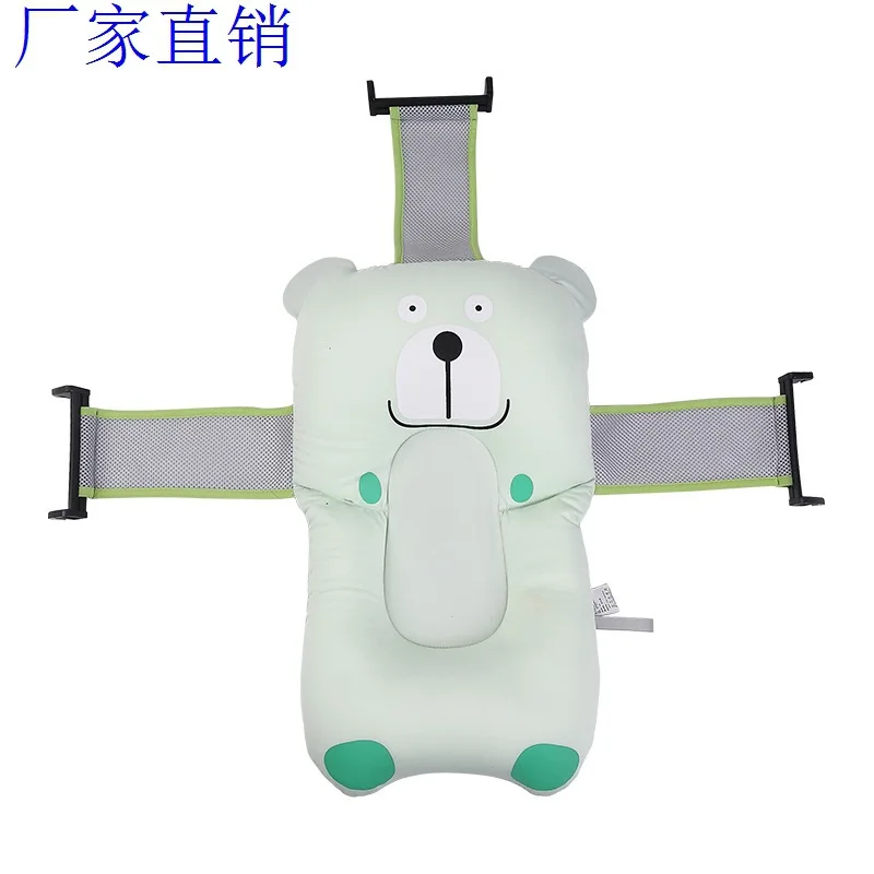 

Infant Bath Bed Newborns Bathtub Sponge Mat Miracle Baby Sponge Anti-slip String Bag Bath Grid-Sit Lie