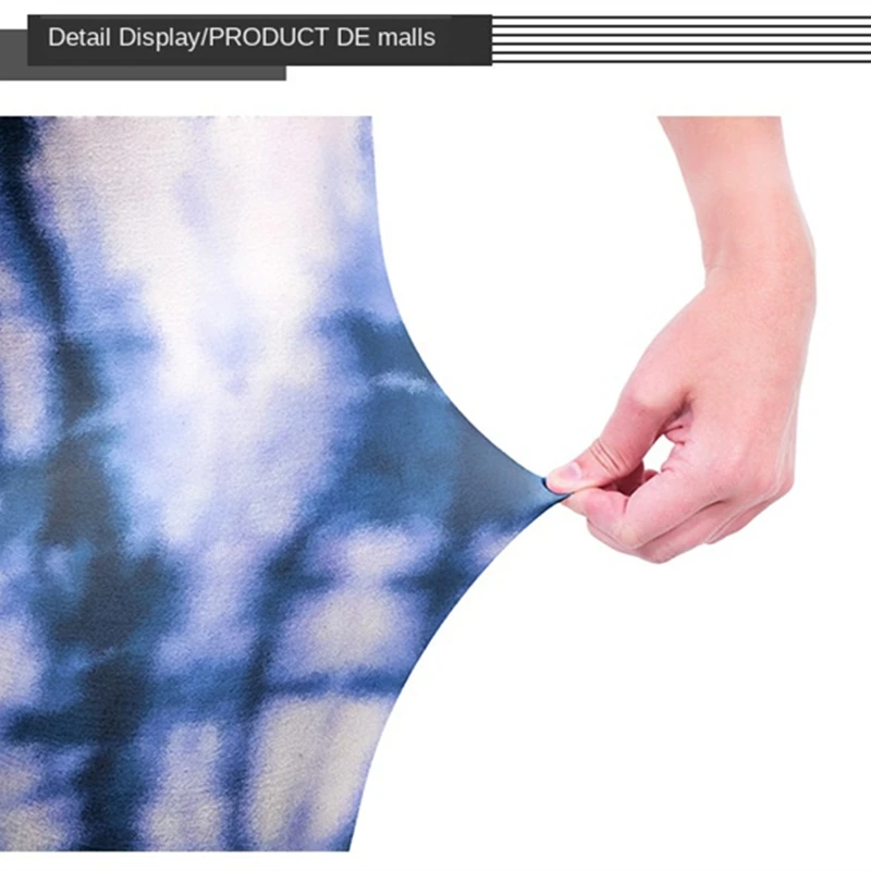 Леггинсы серии Tie dye европейские и американские женские удобные облегающие
