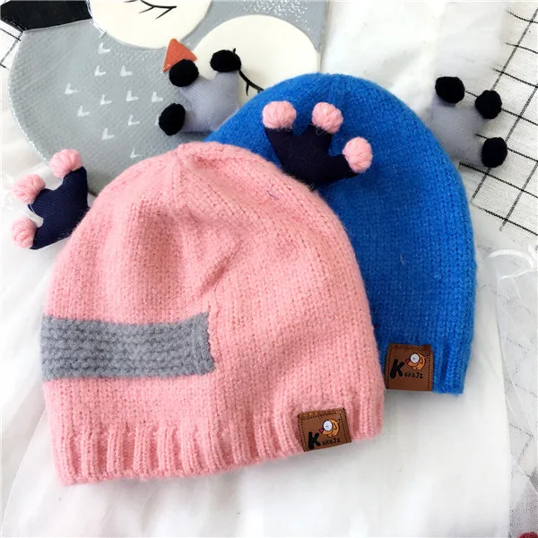 Детская шапка Skullie Beanies для мальчиков и девочек, зимняя шапка с рождественским рисунком лося, роговыми ушами, теплые эластичные модные аксессуары