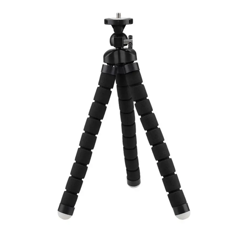 Mini Flexible Sponge Octopus Tripod For Ordinary Digital Camera For IPhone Samsung Xiaomi Huawei Mobile Phone Smartphone Tripod