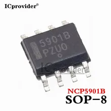 Lot de 10 nouveaux circuits intégrés originaux NCP5901B 5901B SOP-8