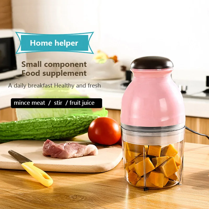 

Electric meat grinder Household multifunctional mixer kitchen food processor Stir garlic garlic pepper mincer
