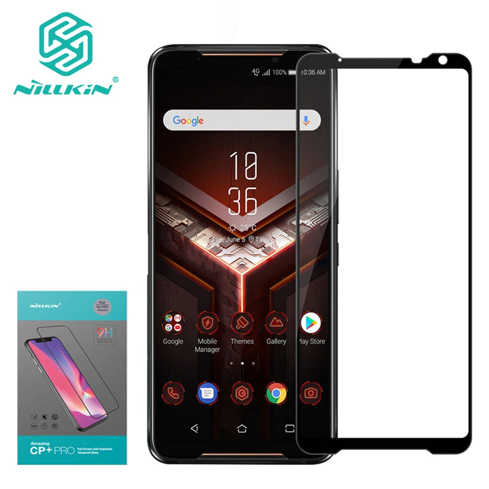 

For Asus ROG Phone II Nillkin Anti-Explosion CP+ Pro Full Cover Screen Protector Tempered Glass for Asus ROG Phone II film