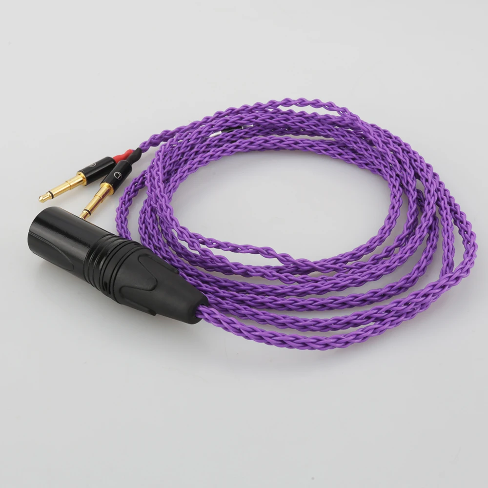 High Quality 4Pin XLR Balanced Upgrade Cable for Meze 99 Classics T1P T5P t1 d8000 MDR Z7 D600 D7100 Headphone Handmade
