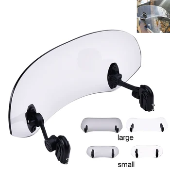 

Adjustable Air Extension Spoiler Motorcycle Windshield For Yamaha Kawasaki Honda PC Wind Screen Bracket Motorcycle Parts