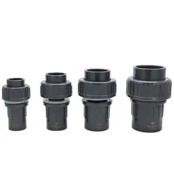 Flowcolour 20-50mm UPVC Quick Connector Bulkhead Pipe Fittings Coupler Water Connector For Garden Irrigation Hydroponic System