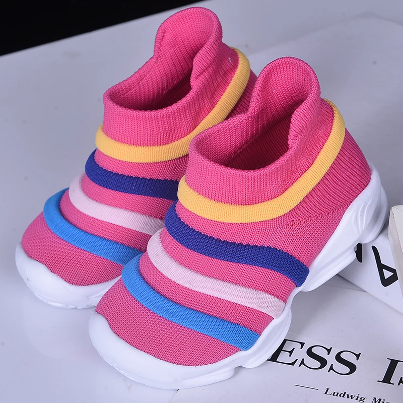 Juyouki Kids Casual Shoes for Baby Girls Boys Sock Shoes Soft and Comfortable Children Warm Wool Boots Anti-slip Toddler Shoes