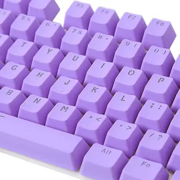 

106 Keys Keycap Keyboard PBT Solid Color Backlight Key caps Replacement Keycap for Mechanical Keyboard