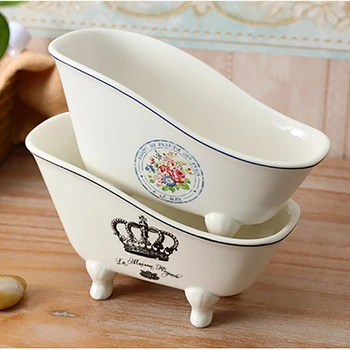 

Nordic Art Ceramic Drain Soap Soap Box Modern Minimalist Home Bathroom Soap Box Toilet Soap Tray Bathroom Decoration Accessories