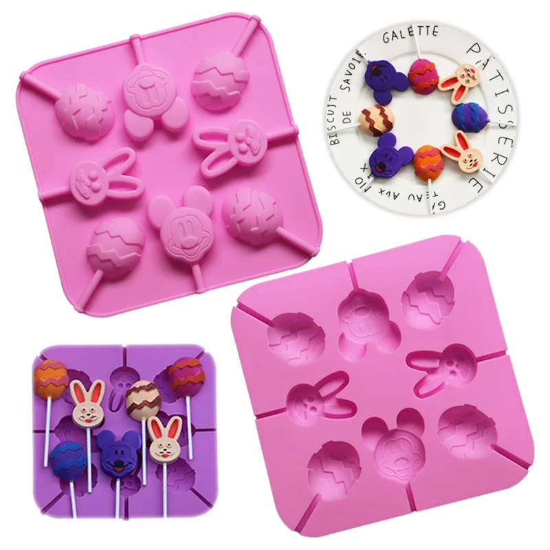 Baking Cake Fondant Tools Bear Moon Cute Polymer Clay Mould Chocolate Candy Soap Molds Bakeware Pudding Jelly Mould For Party