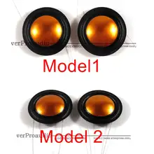 2 шт 19,4 мм(0,80") шелк+ золотой алюминиевый цвет купольная диафрагма твитеры звуковая катушка(2 вида доступны