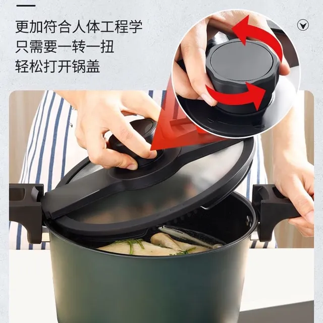 Nyomásfőző Korszerűsített Mikronyomású Tűzhely Nagy Kapacitású Multifunkcionális Háztartás Alacsony Nyomású Csirke - Image 4