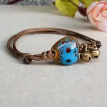 Стиль ручной работы для поделок, керамические ножные браслеты в богемном стиле, маленькие аксессуары, керамический орнамент