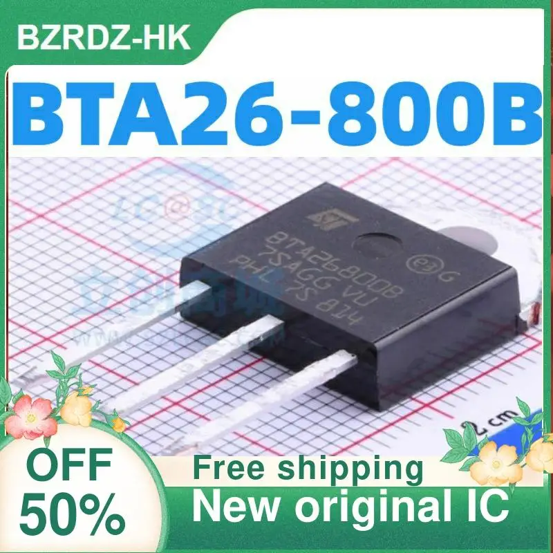 

2-10 шт./лот BTA26-800B 25A800V TO-3P новый оригинальный IC